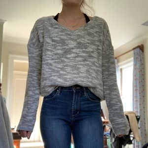 Gray sweater